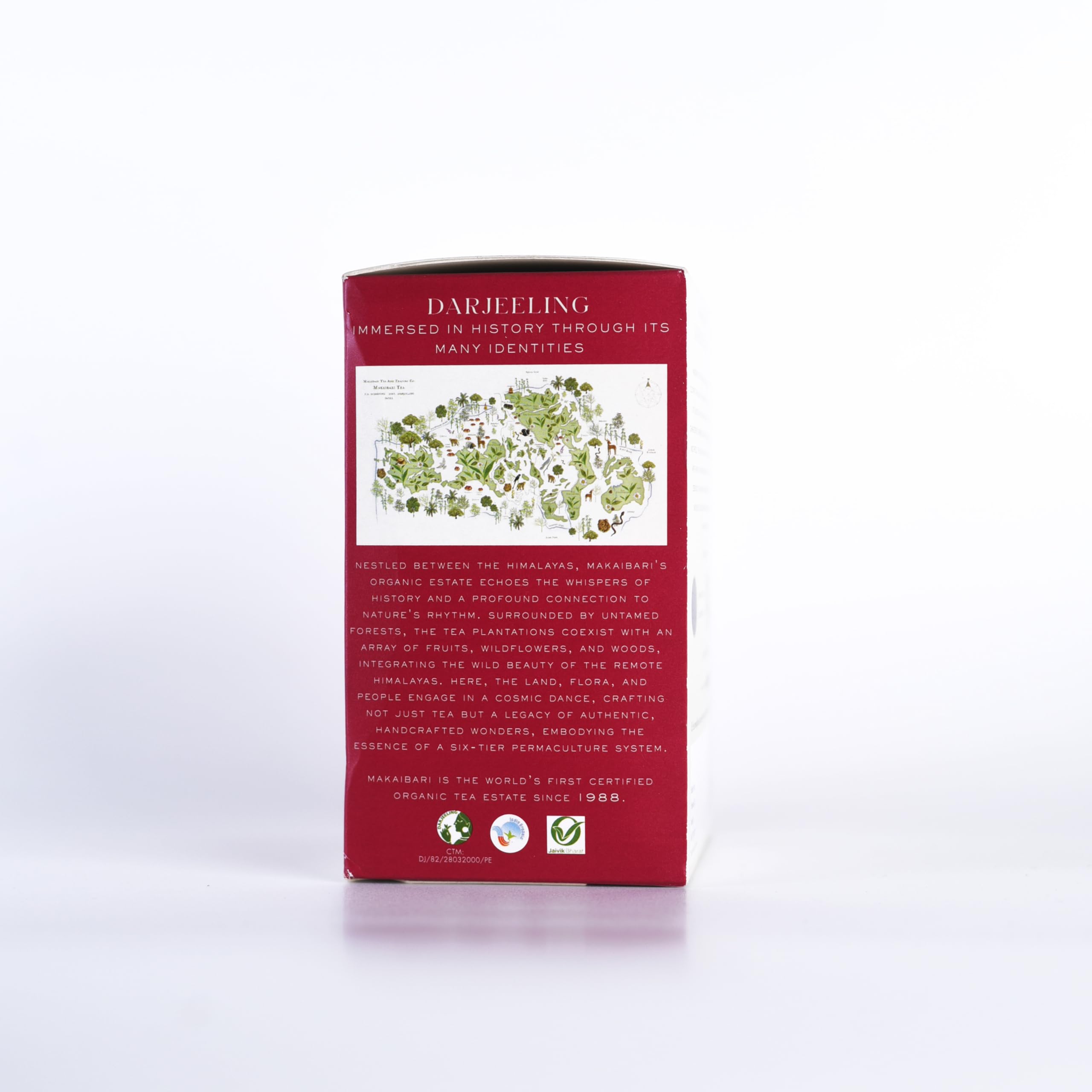 Makaibari Darjeeling Organic Black Tea, 250g Loose Leaf MonoCarton | Single Estate Whole Leaf Tea | Rich Aroma, Muscatel Flavor & Smooth Taste 2