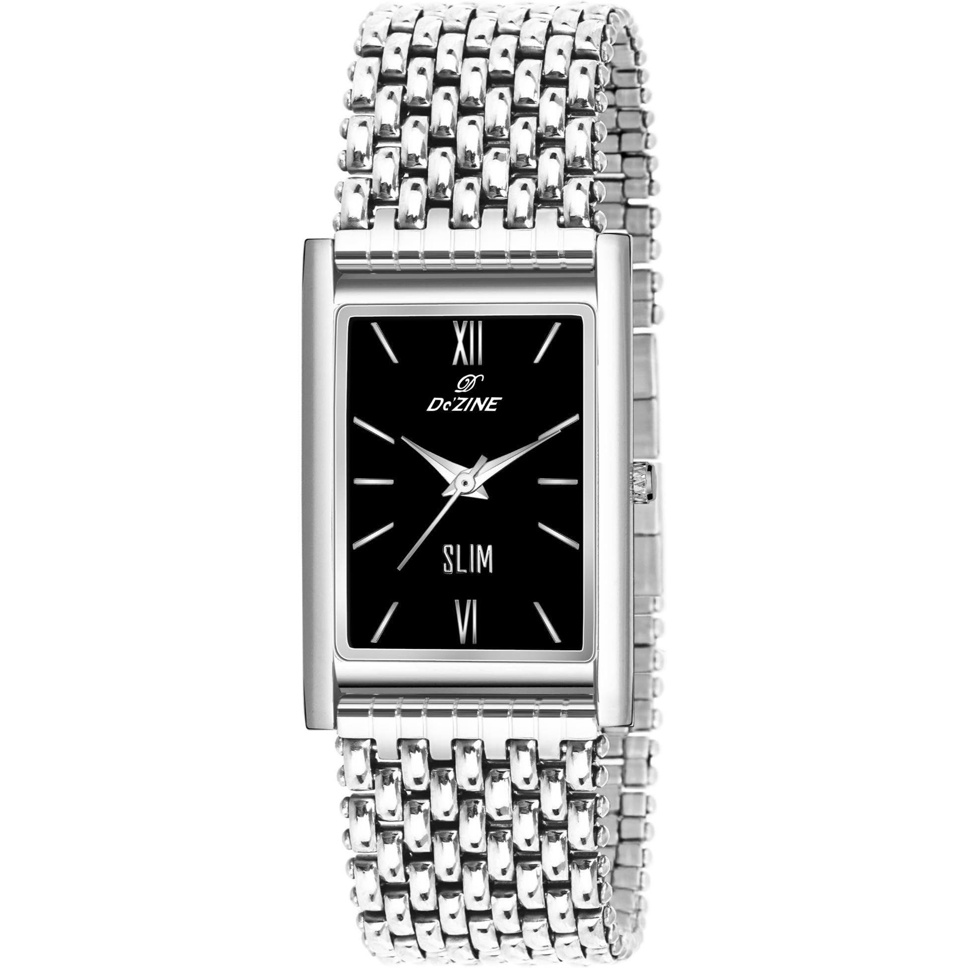 Dezine Mens Gold Plated Metal Wrist Watch for Men (Black) (B0DCFMD3PS) Amazon Price History, Amazon Price Tracker