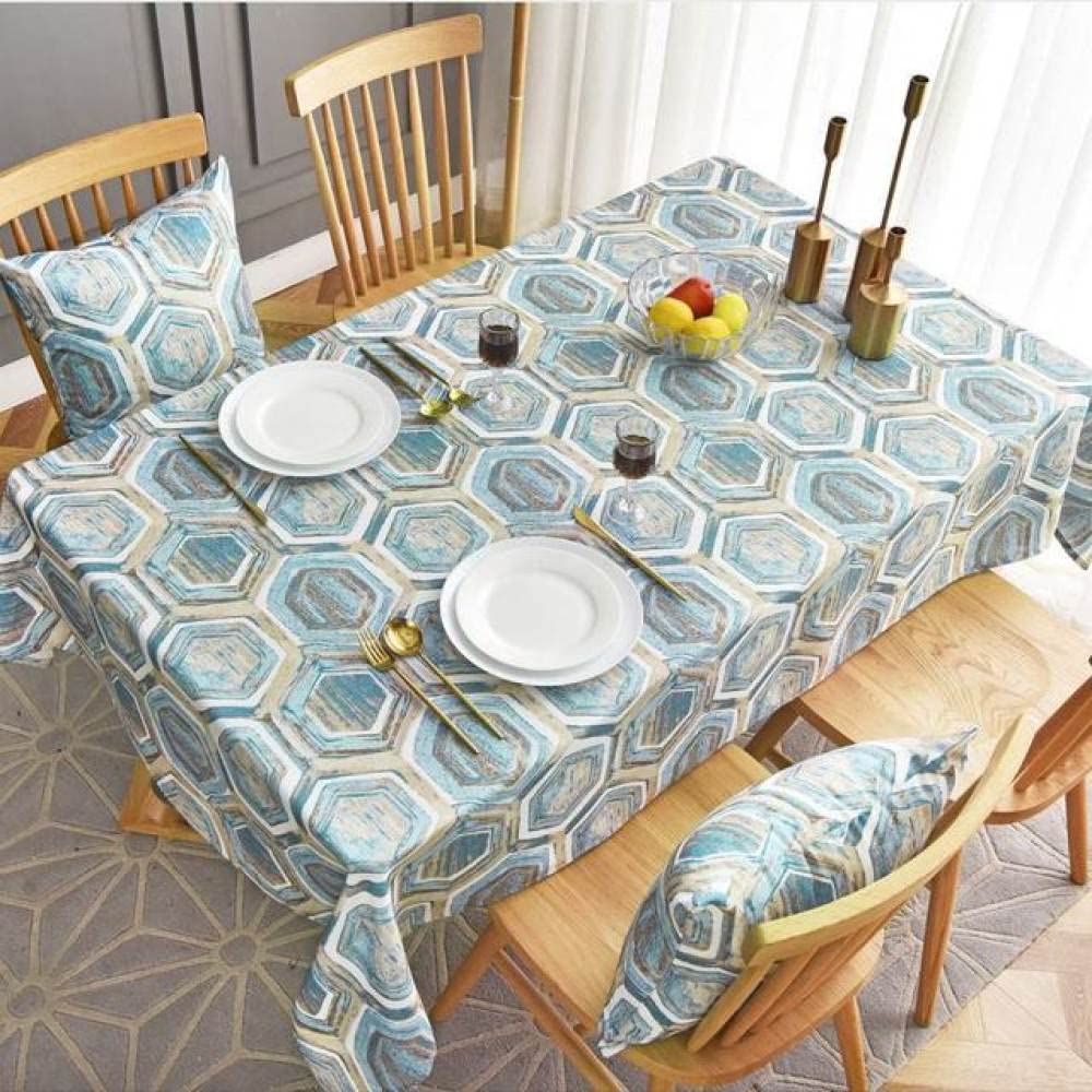 Nappe style nordique étanche rectangle avec taie d'oreiller 45x45cm