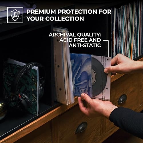 Vista 26 de BIG FUDGE 25 fundas exteriores para discos de vinilo de 7 pulgadas, duraderas y sin arrugas, transparentes y hechas de polipropileno de alta