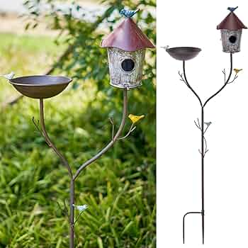 バードバス　アンティーク調 楽天市場】バードバス 小鳥付き BIRD BATH 傘アンティーク調