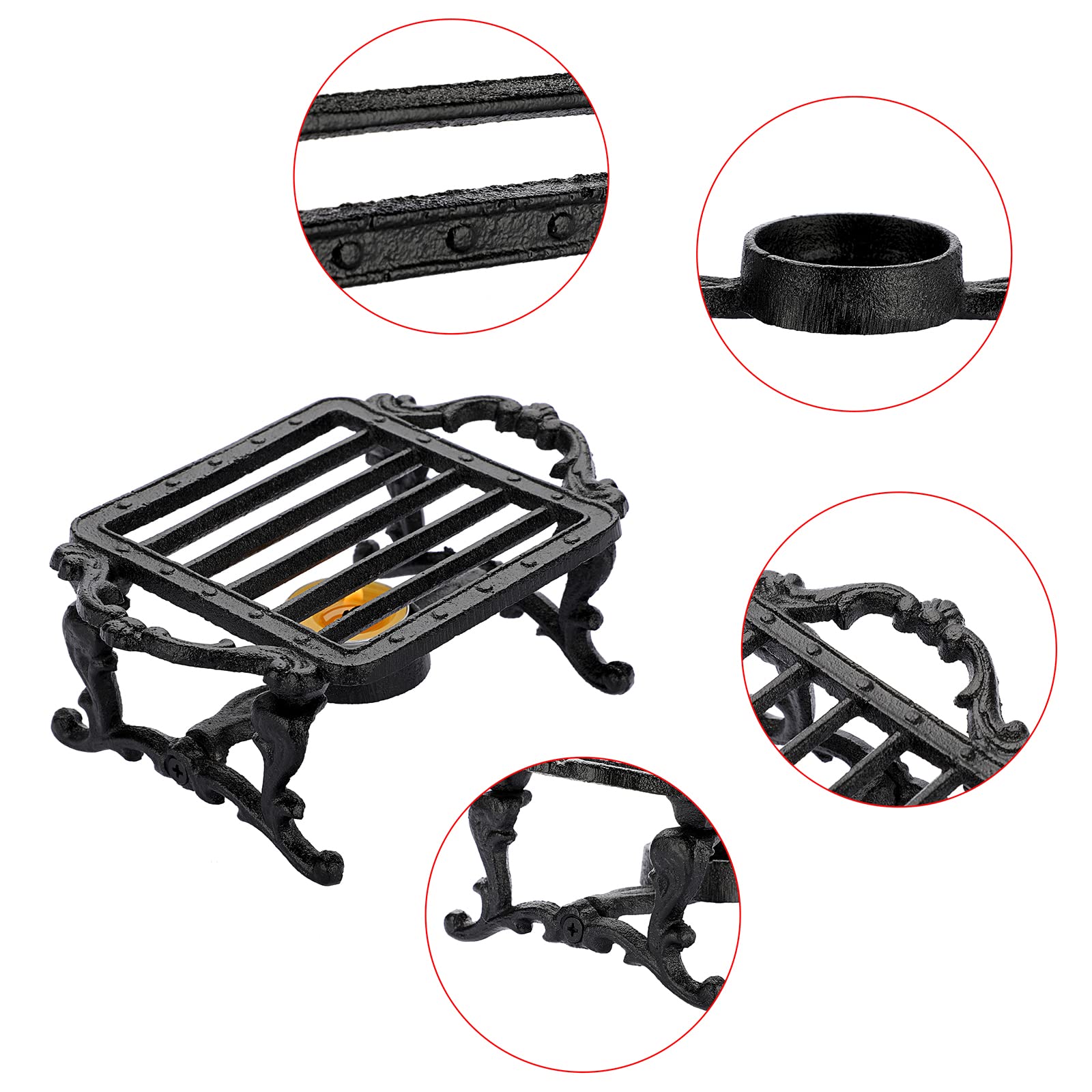 Cast Iron Tea Warmer - Keep Drinks Warm! -4