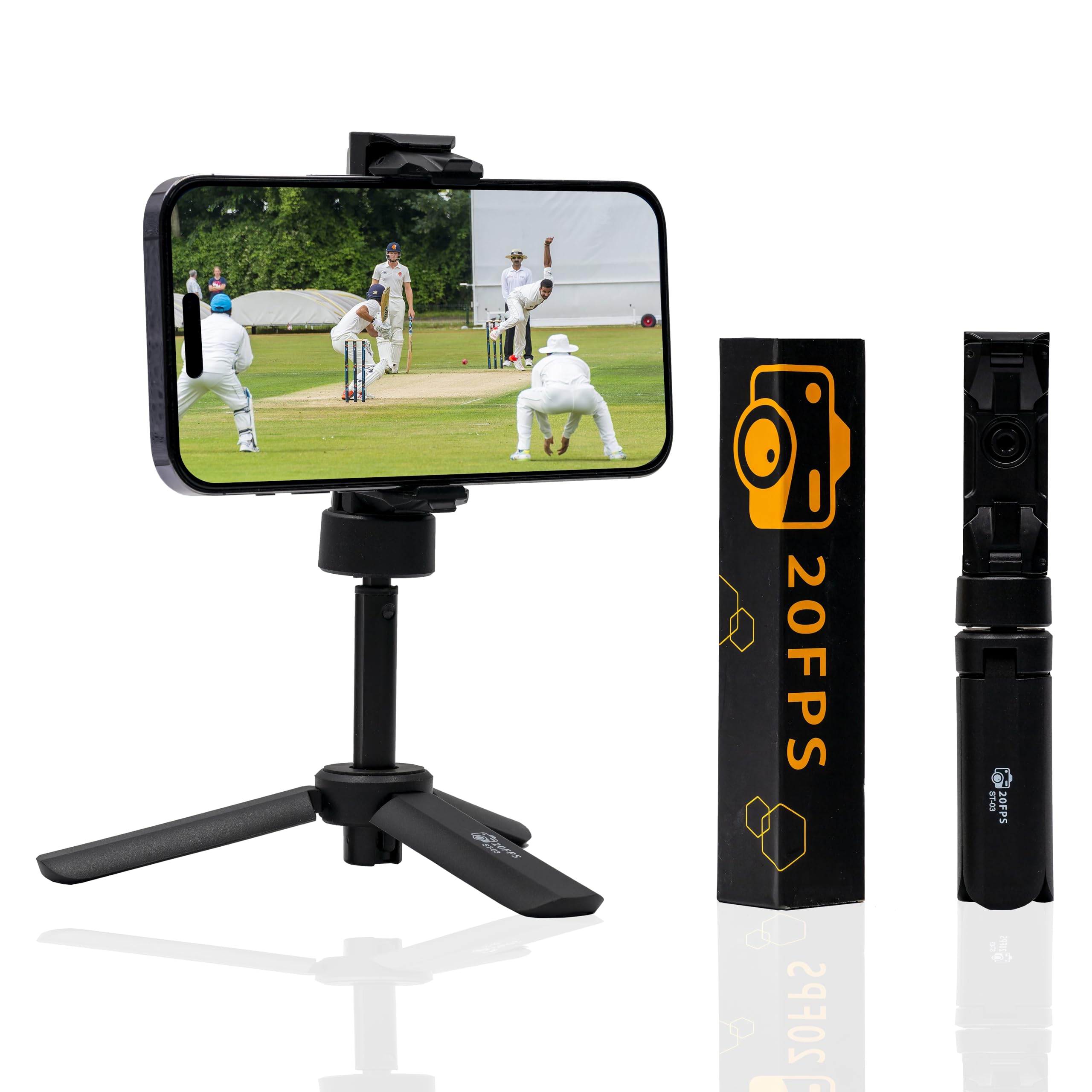 20FPS Mini Tripod Stand for Mobile - 360° Ball Head, Adjustable Height & Viewing Angle, Anti Slip - Compatible with Android & iOS Phone - for Work, Study, Watch Videos, Live Streaming, Vlogging (B0CJYBN1CP) Amazon Price History, Amazon Price Tracker