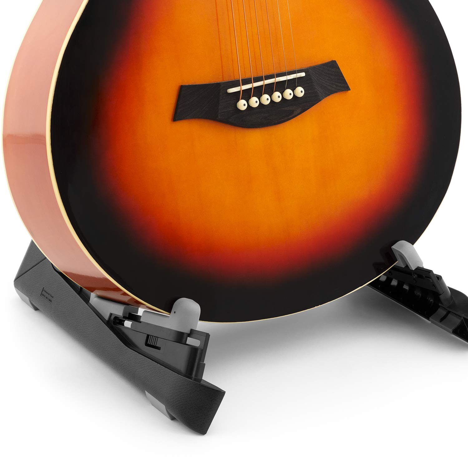 Tiger GST63-BK Soporte Universal para Guitarra – Estructura en A – Portátil y Plegable para Guitarras Eléctricas, Acústicas, Clásicas y Bajos