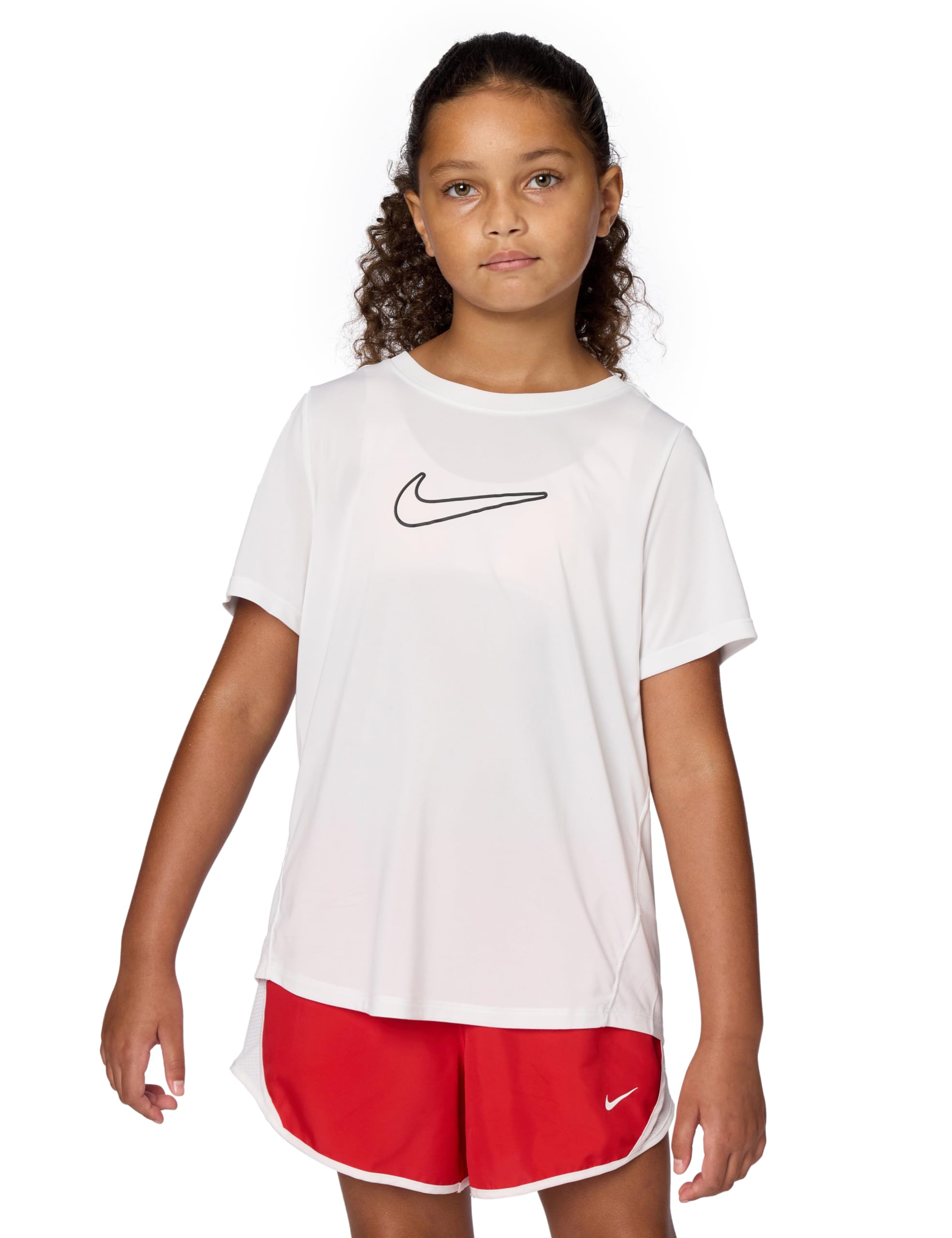 Nike One Girls Dri-fit Short- Short-Sleeved Top Niñas (Pack de 1)