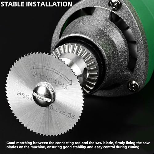 Miniatura 7 de 6 hojas de sierra de taladro rotativo con varilla de extensión de vástago de 1/8 pulgadas, hojas de sierra de taladro para herramienta giratoria