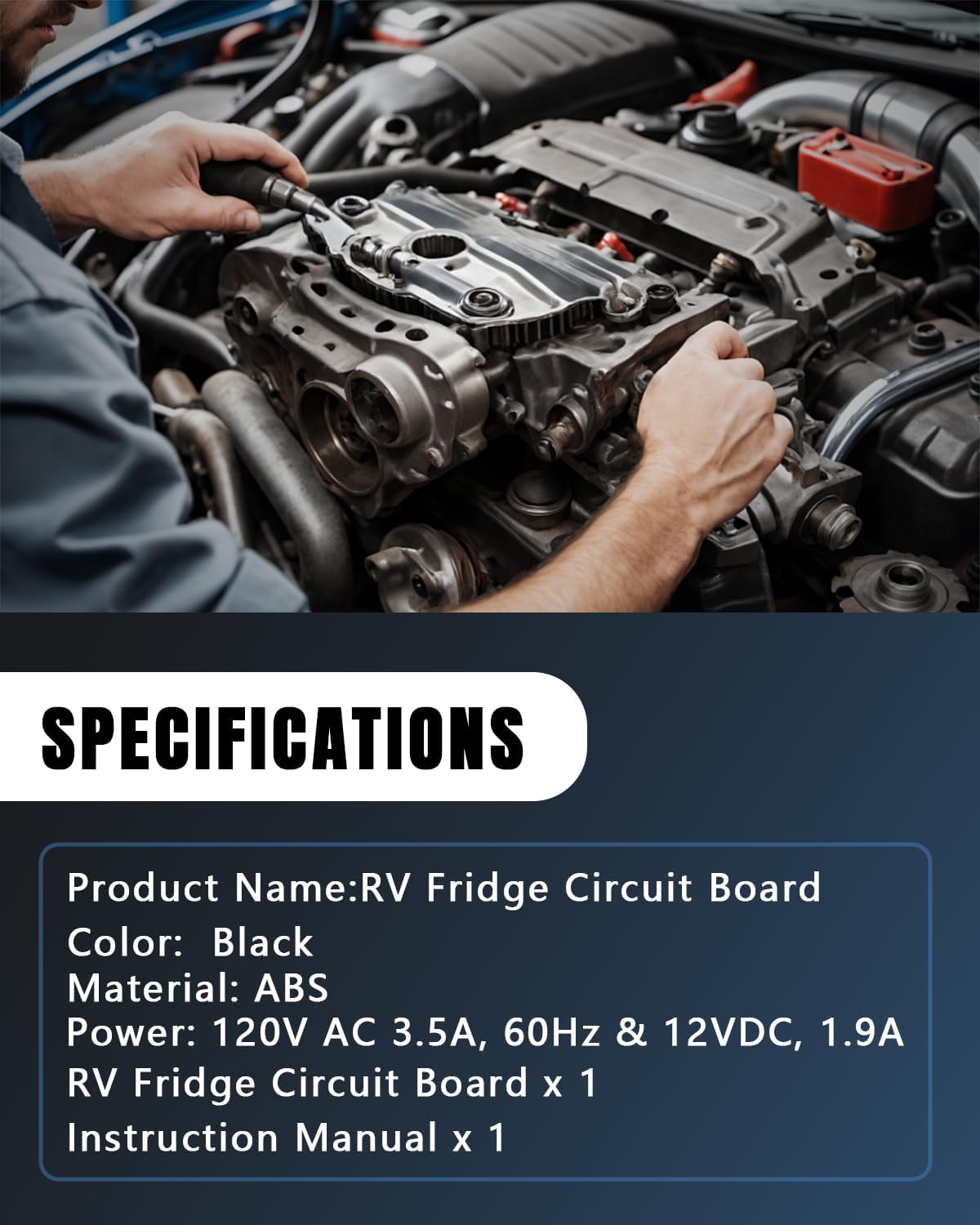 Sorello Power Module Control Board, RV Fridge Circuit Board Compatible with Dometic DM2652 RM2652 - Replace 3316348.9 33163489