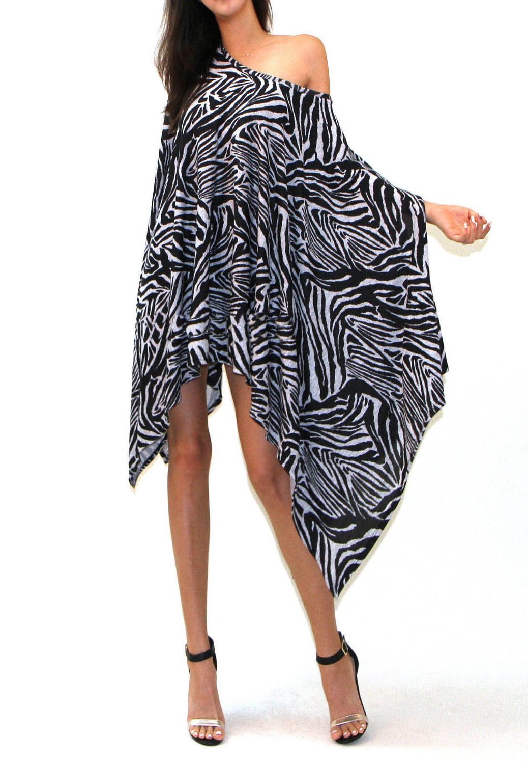 Women S Asymmetry Loose Tunic Tops Scoop Neck Short Sleeve | Desertcart  Trinidad and Tobago