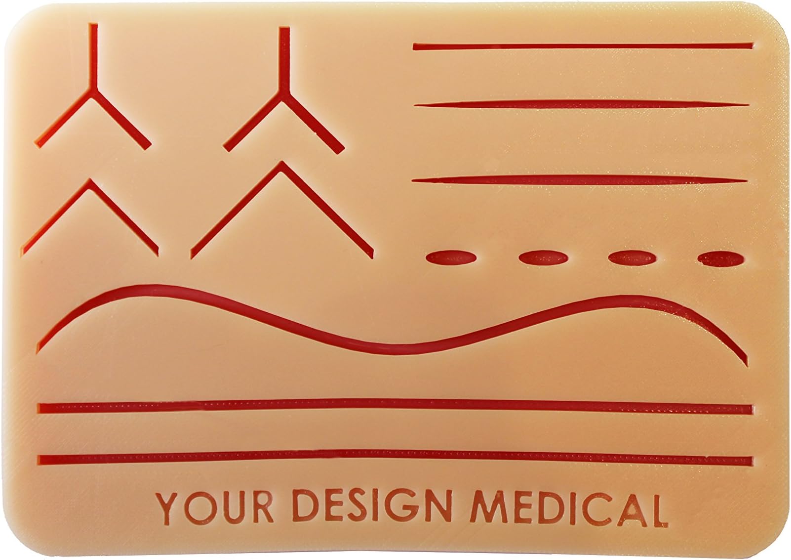 Large 3-Layer Suture Pad w/Wounds (7x5") – Handmade in Brooklyn, USA