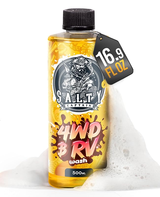 Detergente para Lavagem de 4WD e RV Salty Captain com Espuma, 500 mL
