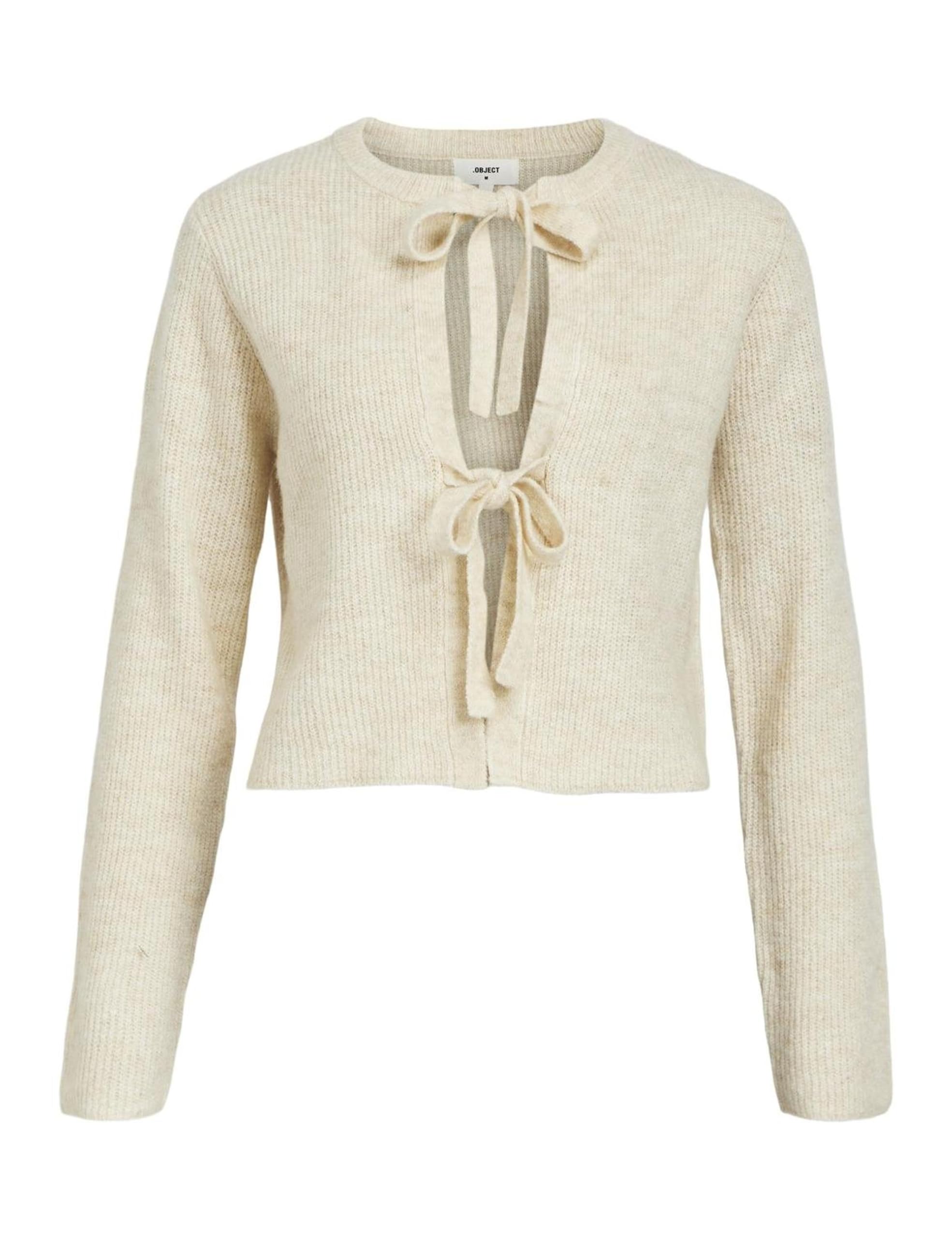 Object Female Strickjacke Kurzer Wollgemisch