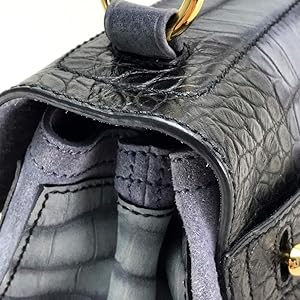 YSL ブラック スエード ハンドバッグ　ミューズトゥ 人気質屋ブログ～Y.S.L 「ミューズ・トゥ」もう古い？なんて言わないで