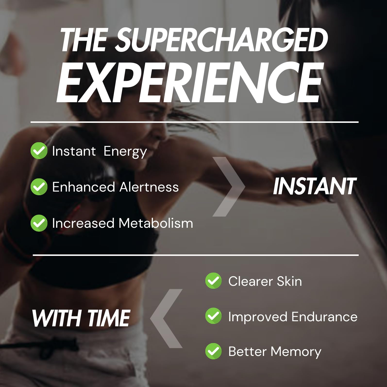 Chazoku Supercharged Matcha Latte - Ceremonial Grade Matcha Powder - Instant Premium Japanese Green Tea High-Caffeine Hi Caf — view 3