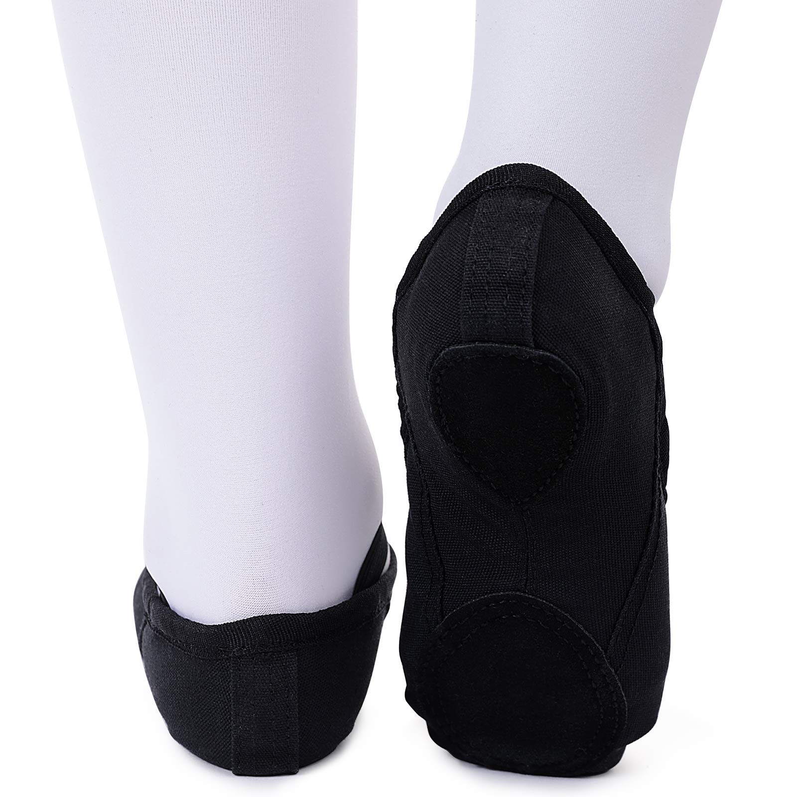 Scarpe Danza Classica Tela Scarpette da Danza per Bambini Ragazze Donne Adulto