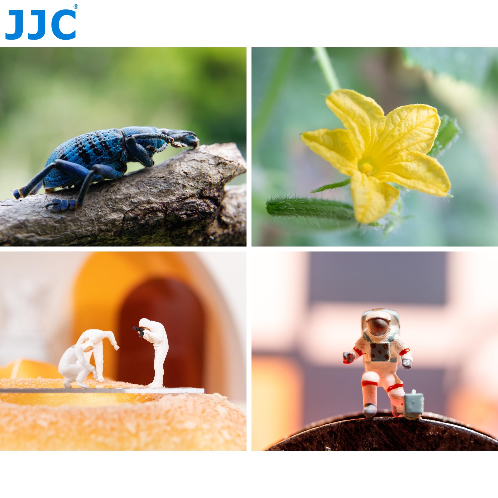 JJC Tubo di prolunga macro con messa a fuoco automatica (AF) con esposizione TTL per fotografia di immagini ravvicinate, per fotocamere DSLR e SLR Canon EF/EF-S e obiettivi con attacco EF/EF-S (set da
