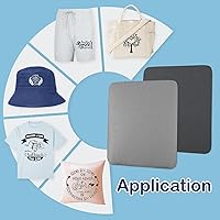 Vista 6 de HTVRONT Alfombrilla de Prensa de Calor - Almohadilla de Prensa de Calor de 8"x10" para Planchado con Aislamiento de Transferencia de Vinilo