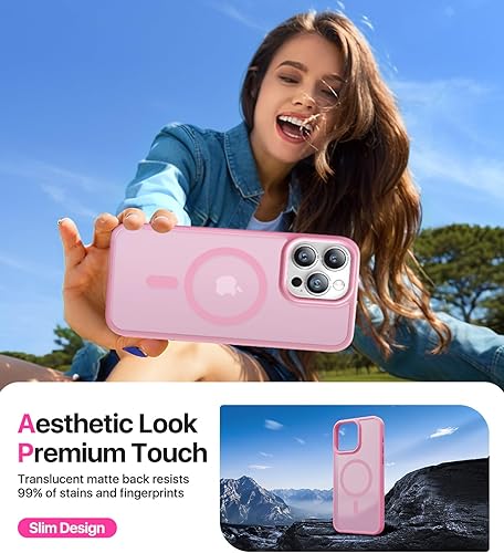 Miniatura 6 de Funda magnética fuerte diseñada para iPhone 13 Pro, compatible con Magsafe protección contra caídas de grado militar Funda protectora a prueba de