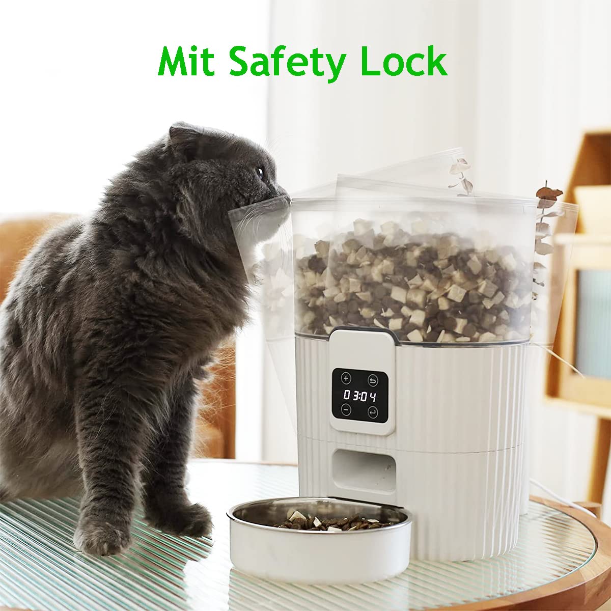 Cat Fountain PETLIBRO Automatic Cat Feeders, WiFi Enabled