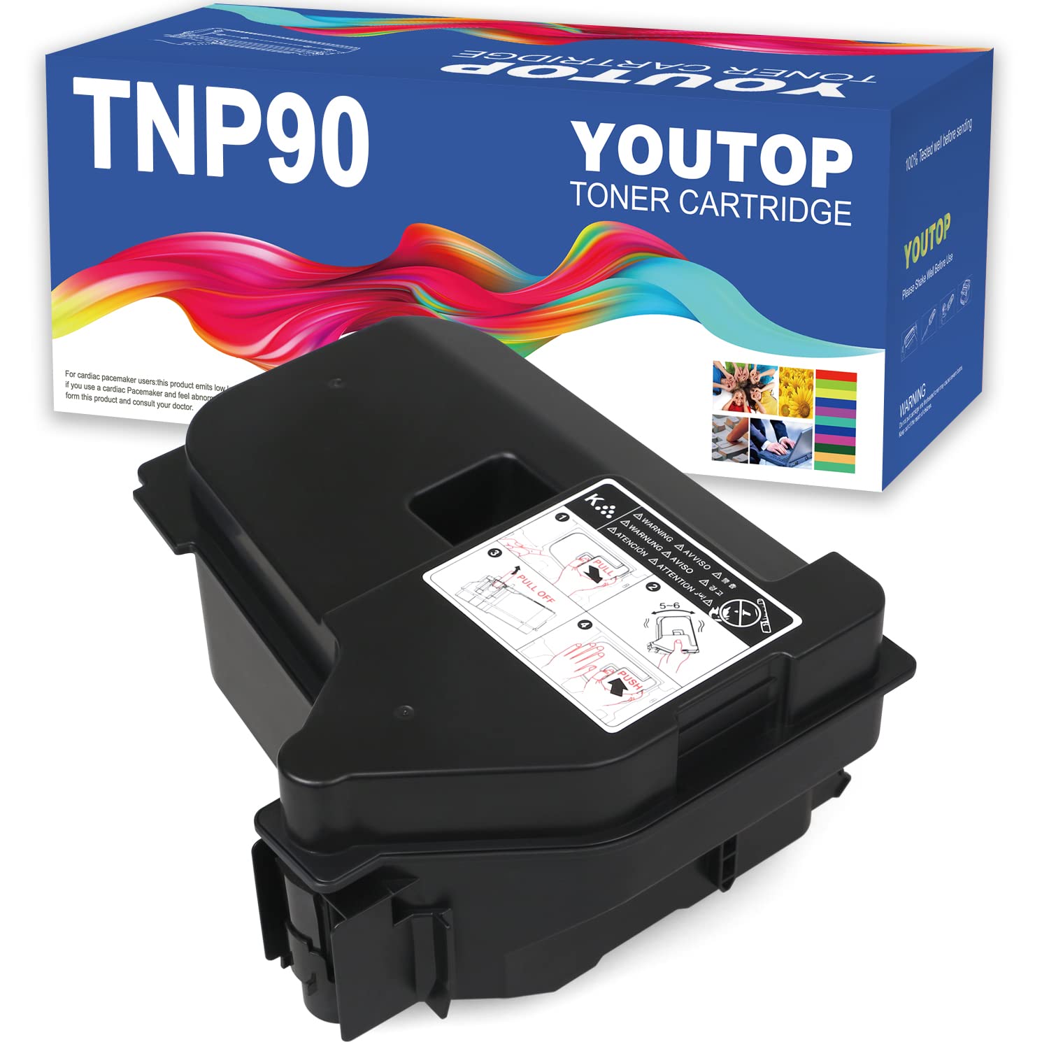 Amazon.co.jp: YOUTOP TNP-90 TNP90 ブラックトナーカートリッジ