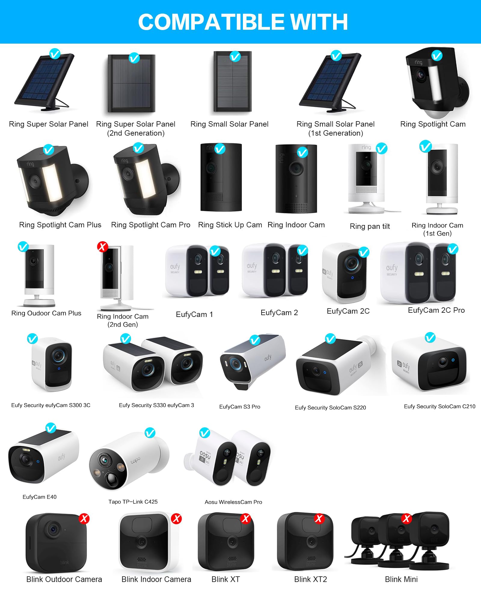 3 stuks masthouder camera, ring camera houder metalen wandhouder camera's outdoor beveiligingscamera houder bewakingscamera masthouder voor