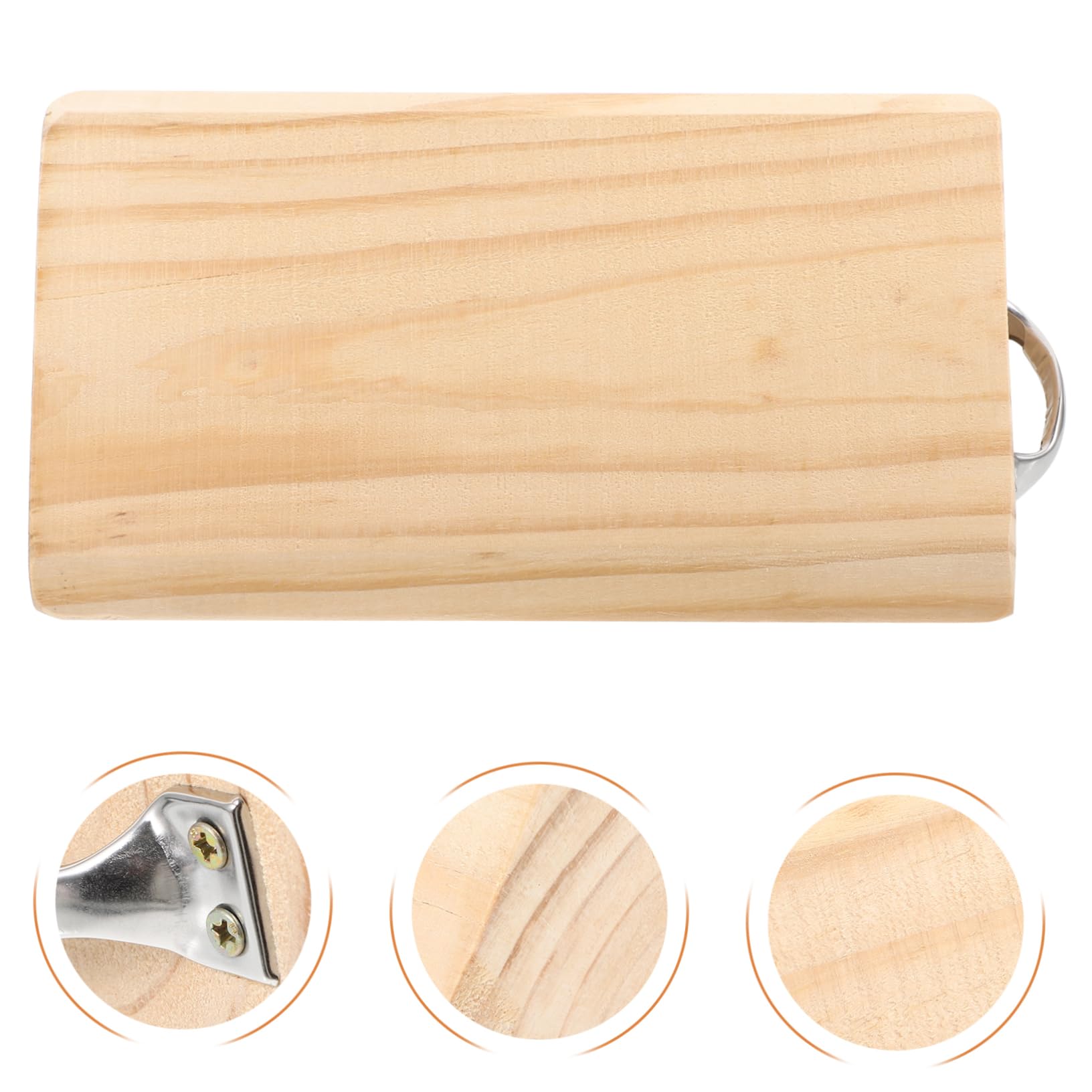 Mikinona Wood Wheel Chock Skid Tire Stopper for Cars and Trailers with Enhanced Stability and Easy Installation Heavy Duty Wood Blocks