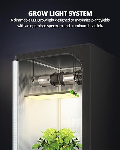 Miniatura 18 de VIPARSPECTRA - Luz LED de espectro completo P1000 para plantas de interior, luces de cultivo regulables de alto PPFD, cobertura de 2 x 2 pies