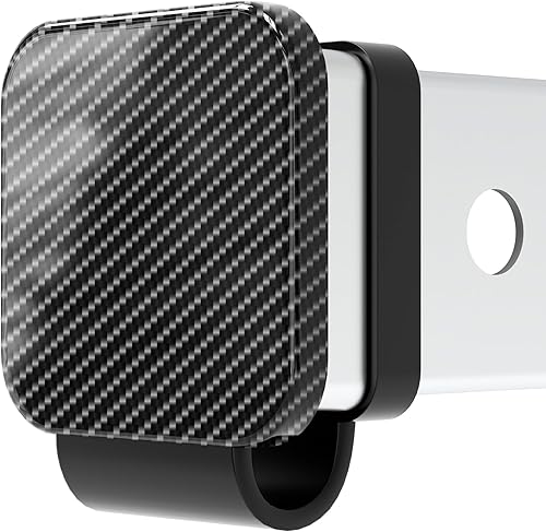 Vista 13 de eVerHitch Cubierta de enganche de bandera negra, enchufe de tubo (se adapta a receptor de 2 pulgadas, negro)