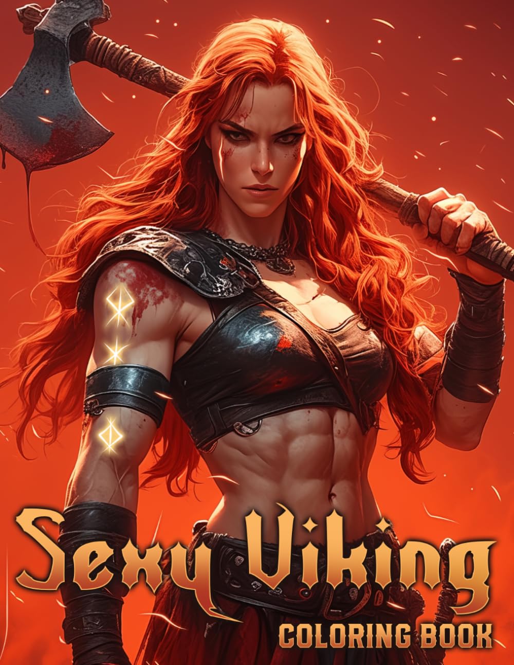 Sexy Viking Coloring Book: Norse Mythic Women Coloring pages featuring Sexy Warrior Valkyries Designs for Adults Relaxation & Stress Relief