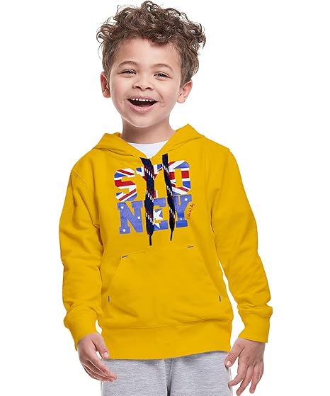 Luke and Lilly Boys Hoodies Printed Fleece Sweatshirt_Pack of 1