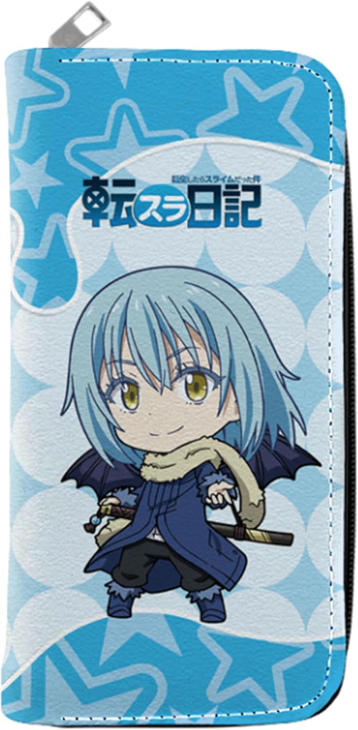 ISaikoy Anime That Time I Got Reincarnated as a Slime Wallet Bifold Credit Card Passport Card Holder 1