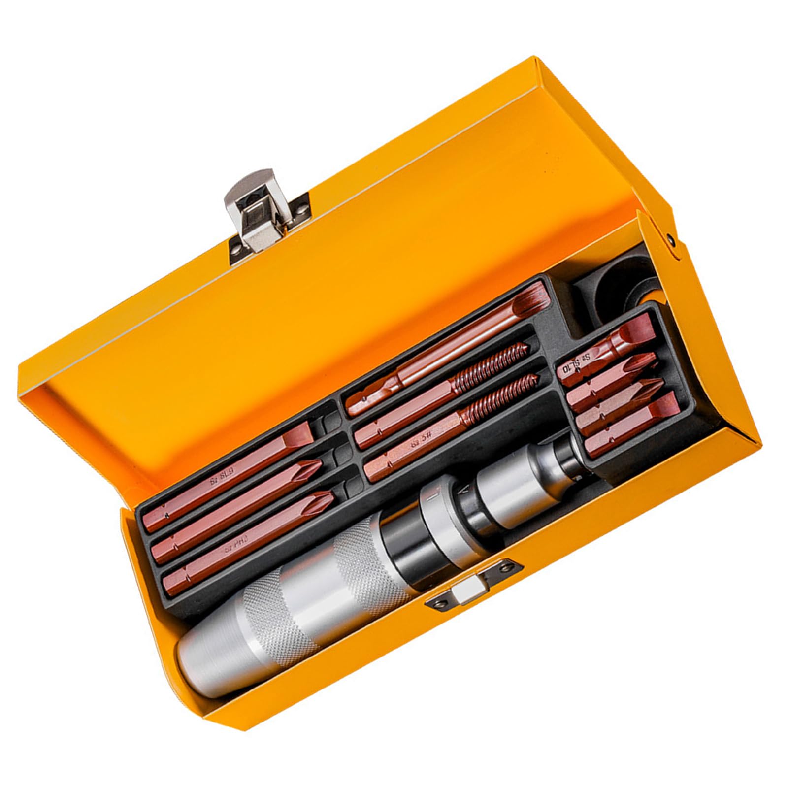 Manual Impacts Driver and Screw Extractor Set for Tackling Stubborn Rusted Screws Efficient Bolts Screw Removal 12Pieces