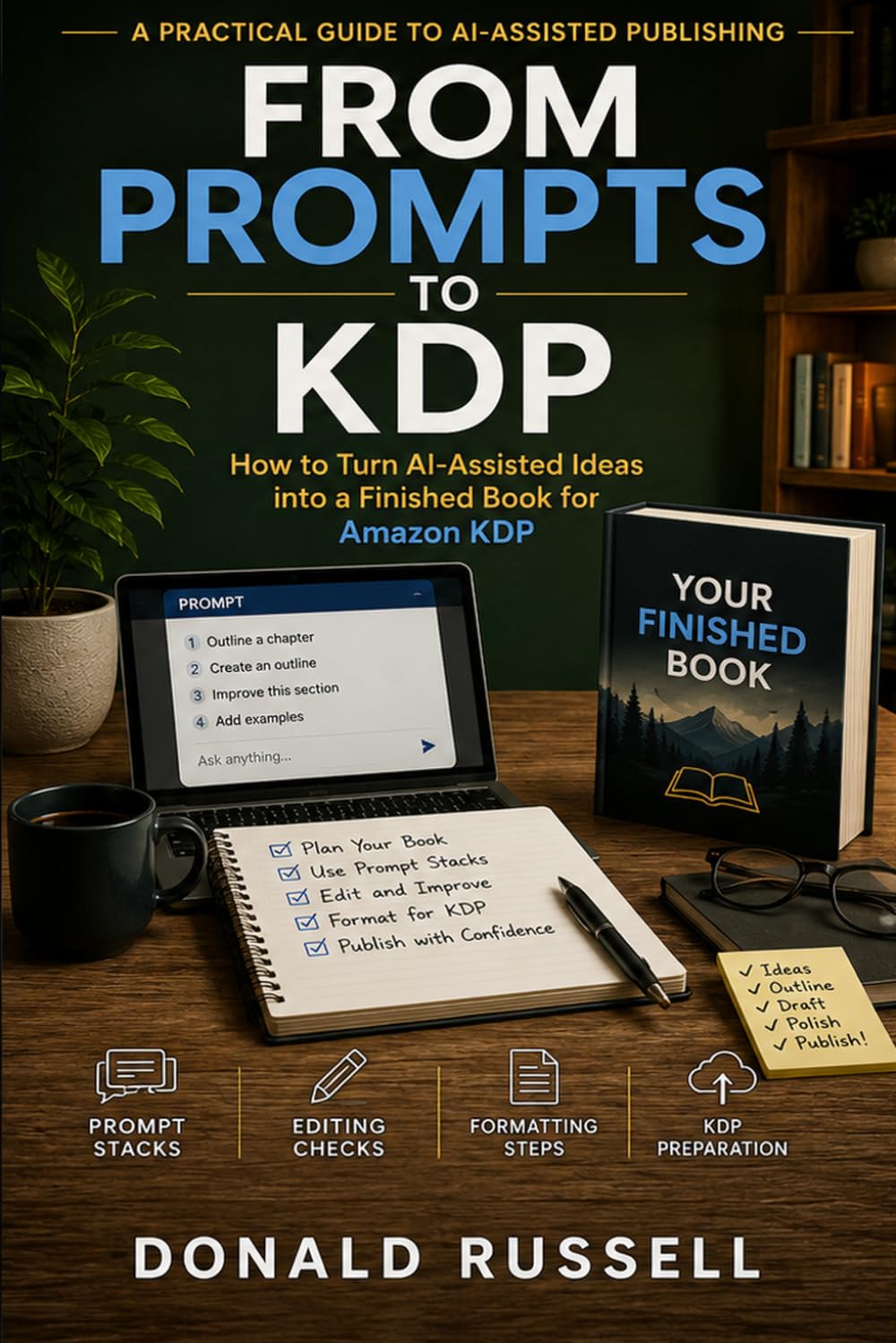 From Prompts to KDP: How to Turn AI-Assisted Ideas into a Finished Book for Amazon KDP
