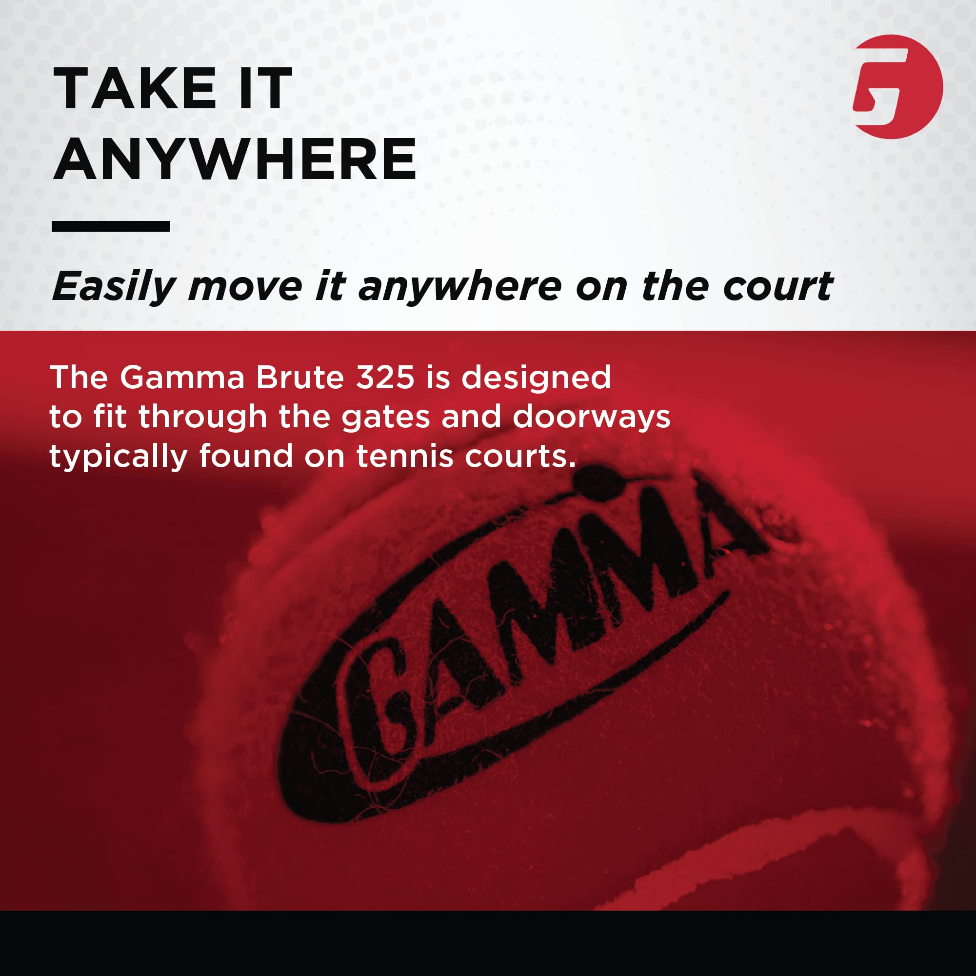 Gamma Sport Premium Tennis Lehre und Travel Körben – Einzigartige Sportausrüstung, EZ Tragetaschen, tragbare Designs, ideal Training Ball Zubehör
