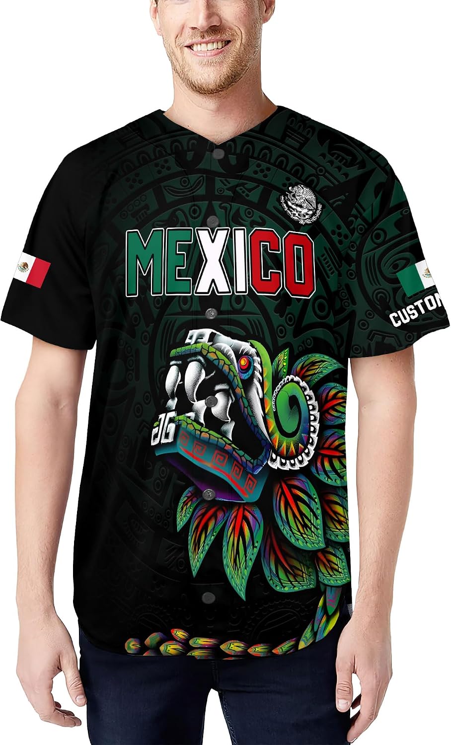 Mexico Baseball Jersey, Mexico Jersey, Custom Baseball Jersey, Baseball Jersey Men, Custom Jersey De Mexico