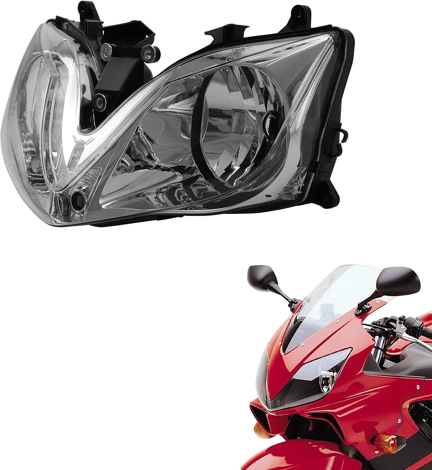 Green-L Motorcycle Front Headlight Head Light Lamp Fit for Honda CBR600 F4I 2001-2007