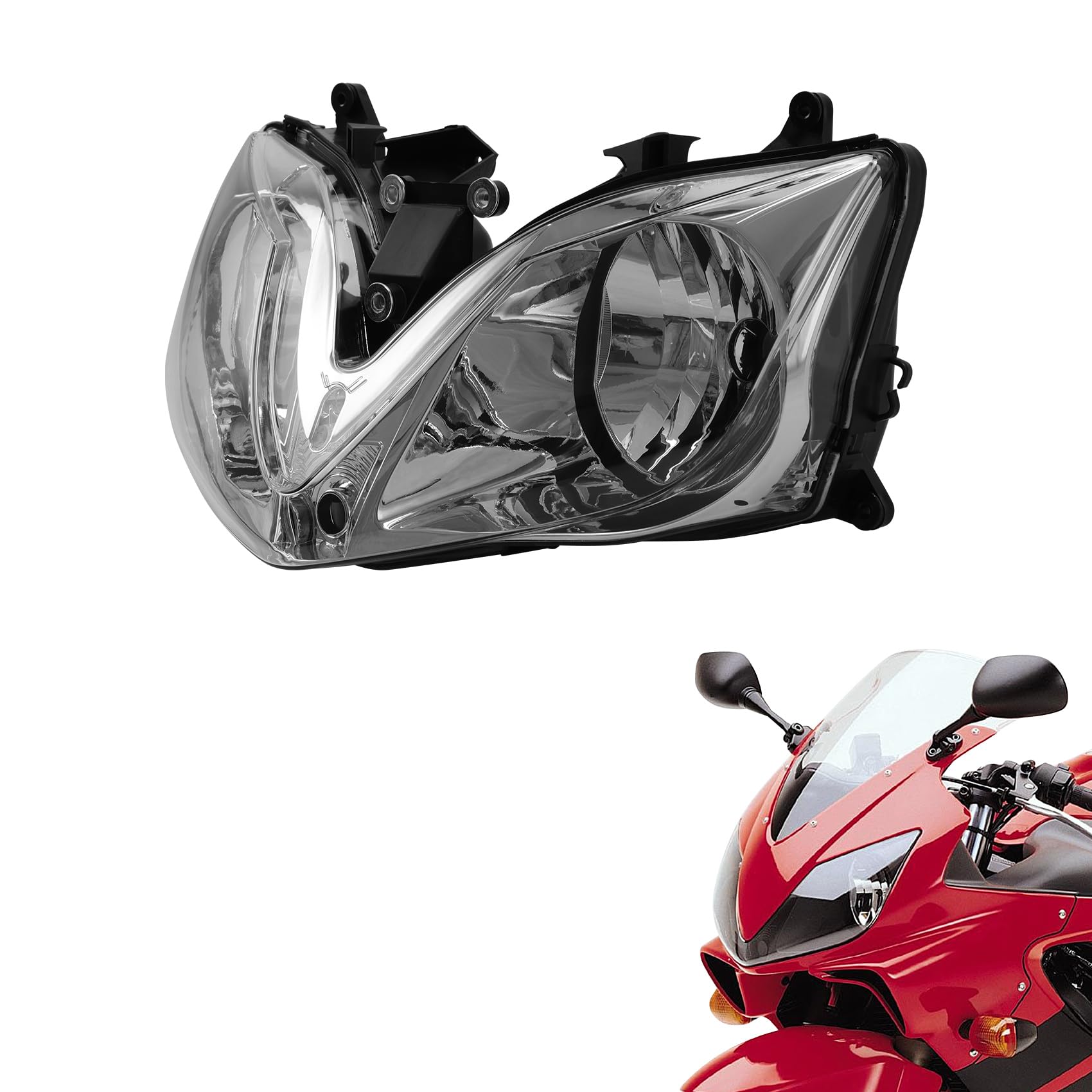 Green-L Motorcycle Front Headlight Head Light Lamp Fit for Honda CBR600 F4I 2001-2007
