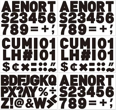 WinnerWhy 124 Pcs Classic Magnetic Letters Numbers for Classroom 2.5 Inch Magnetic Alphabet Letters Whiteboard Fridge ABC for Teachers Parents Educational Home LearningBlack