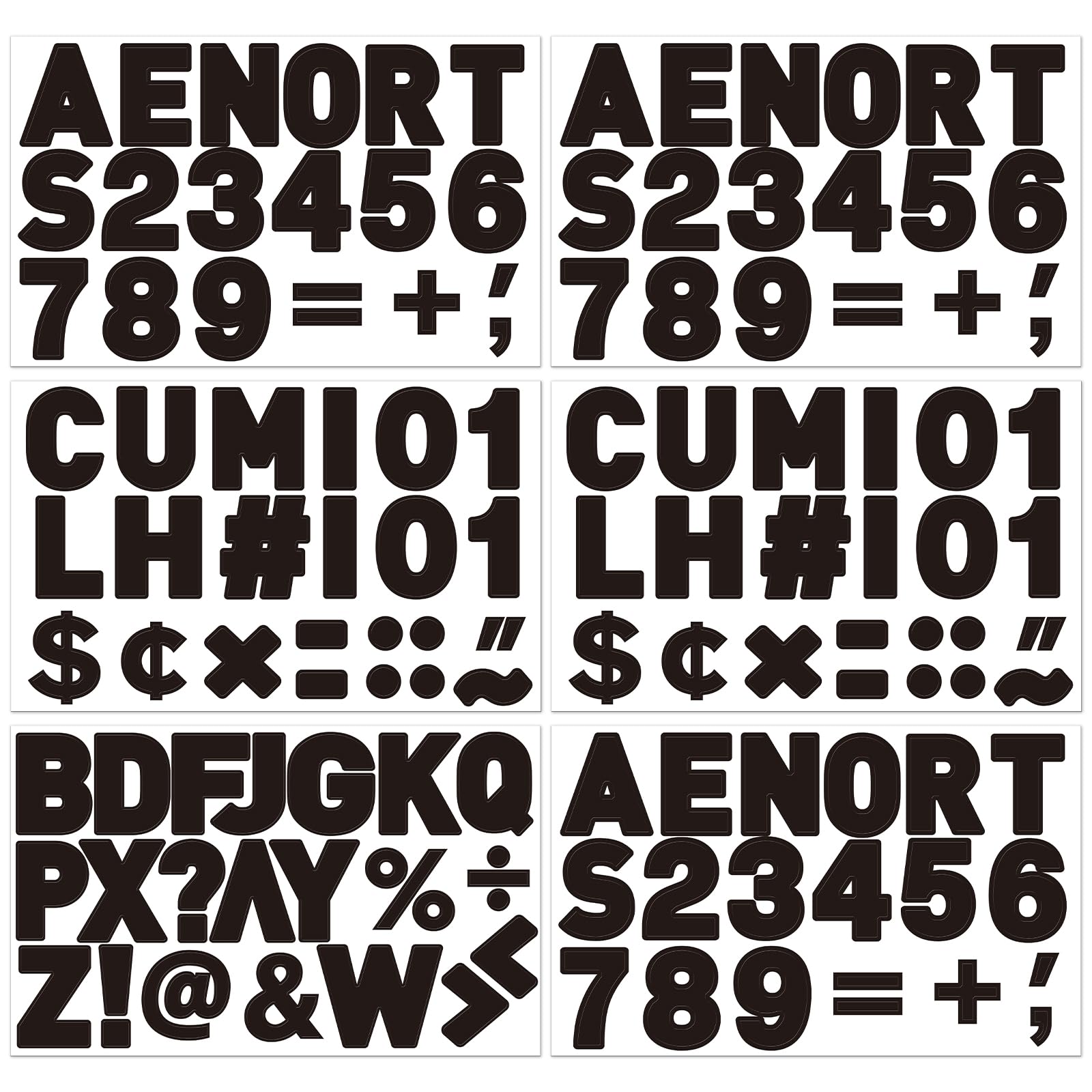 WinnerWhy 124 Pcs Classic Magnetic Letters Numbers for Classroom 2.5 Inch Magnetic Alphabet Letters Whiteboard Fridge ABC for Teachers Parents