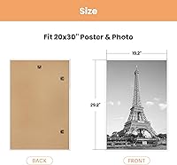 Vista 46 de upsimples - Marco de 12 x 16 pulgadas, color blanco, paquete de 3 marcos de fotos, marco de póster para montaje en pared horizontal o vertical, a