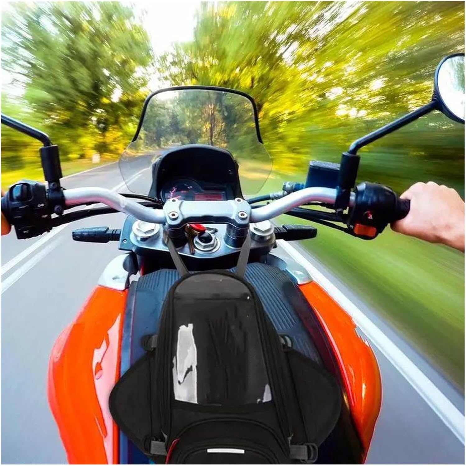 定価3万4千】Husqvarna純正 バイクタンクバッグ ハスクバーナ 定価3万4