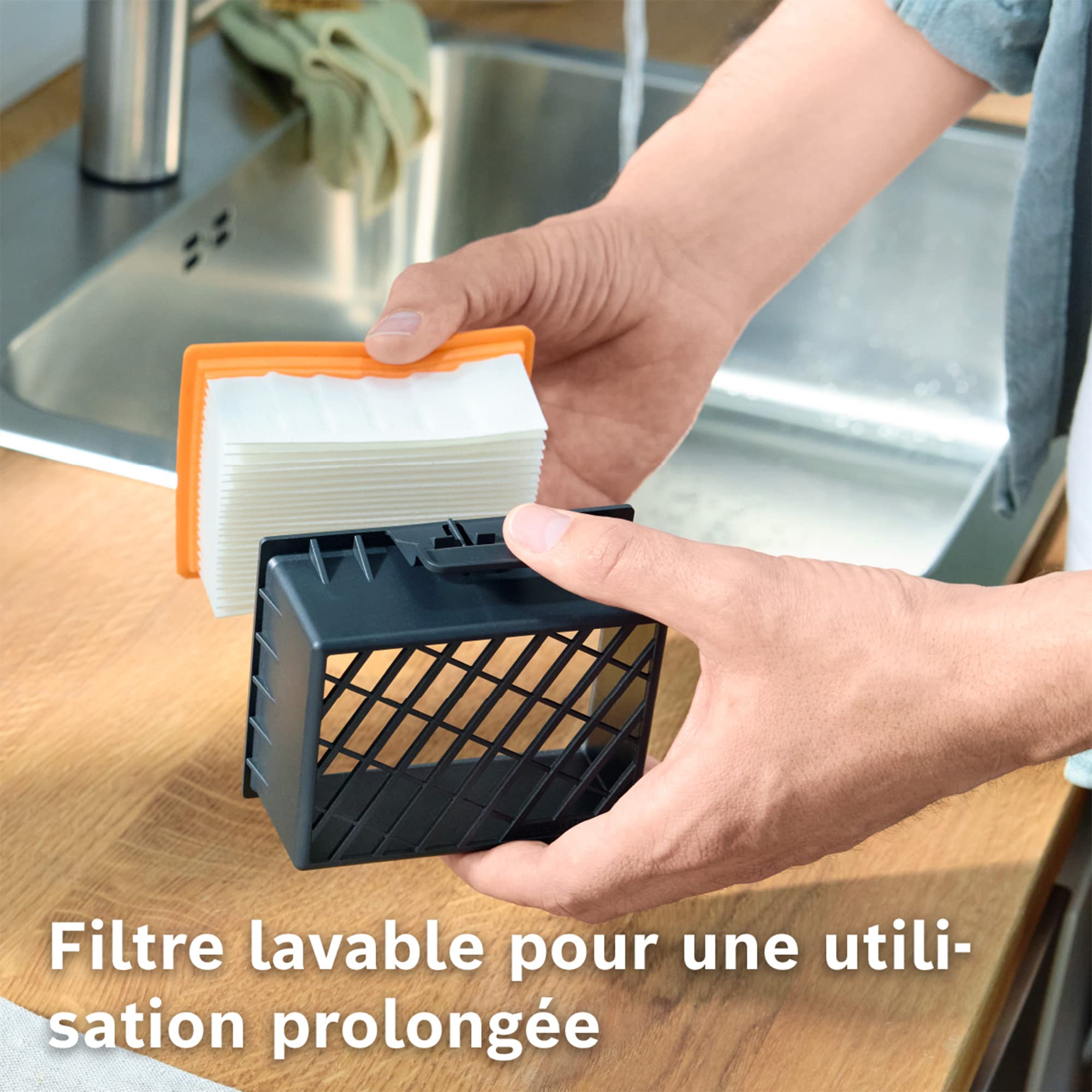 Bosch Electroménager Série 4, BGL38BA2H, aspirateur traîneau avec Sac, Compact et léger, Sac à poussière XL 4L, Filtre hygiénique PureAir Lavable, Rayon d'action 10 m, Noir