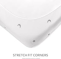 Vista 5 de Moonsea Protector de colchón impermeable Pack and Play, apto para Graco Pack 'n Play On The Go Playard, sábanas bajeras, transpirables y lavables