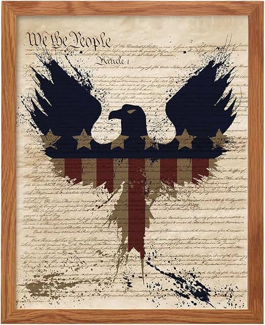 US Constitution Framed Dictionary Wall Art