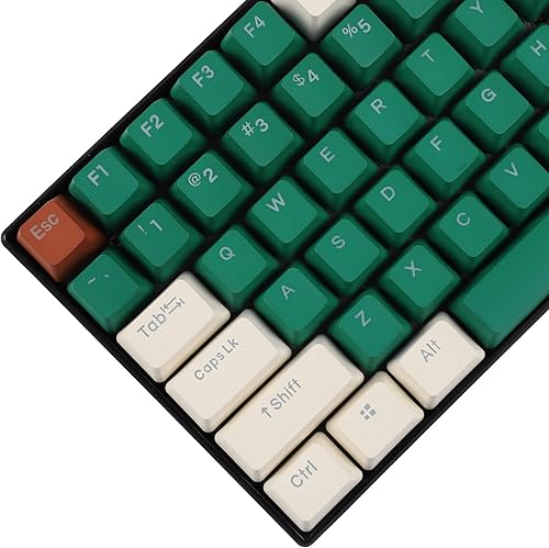 YMDK Double Shot 108 Teñido PBT Shine Through OEM Profile Keycap Rainbow Carbon Sunset teclas retroiluminadas para interruptores MX Teclado mecánico