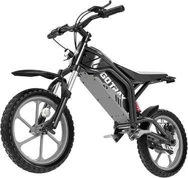 Gotrax Electric Dirt Bike for 6-12, 16" Tire, Max 16 Mile &10/15.5Mph Speed