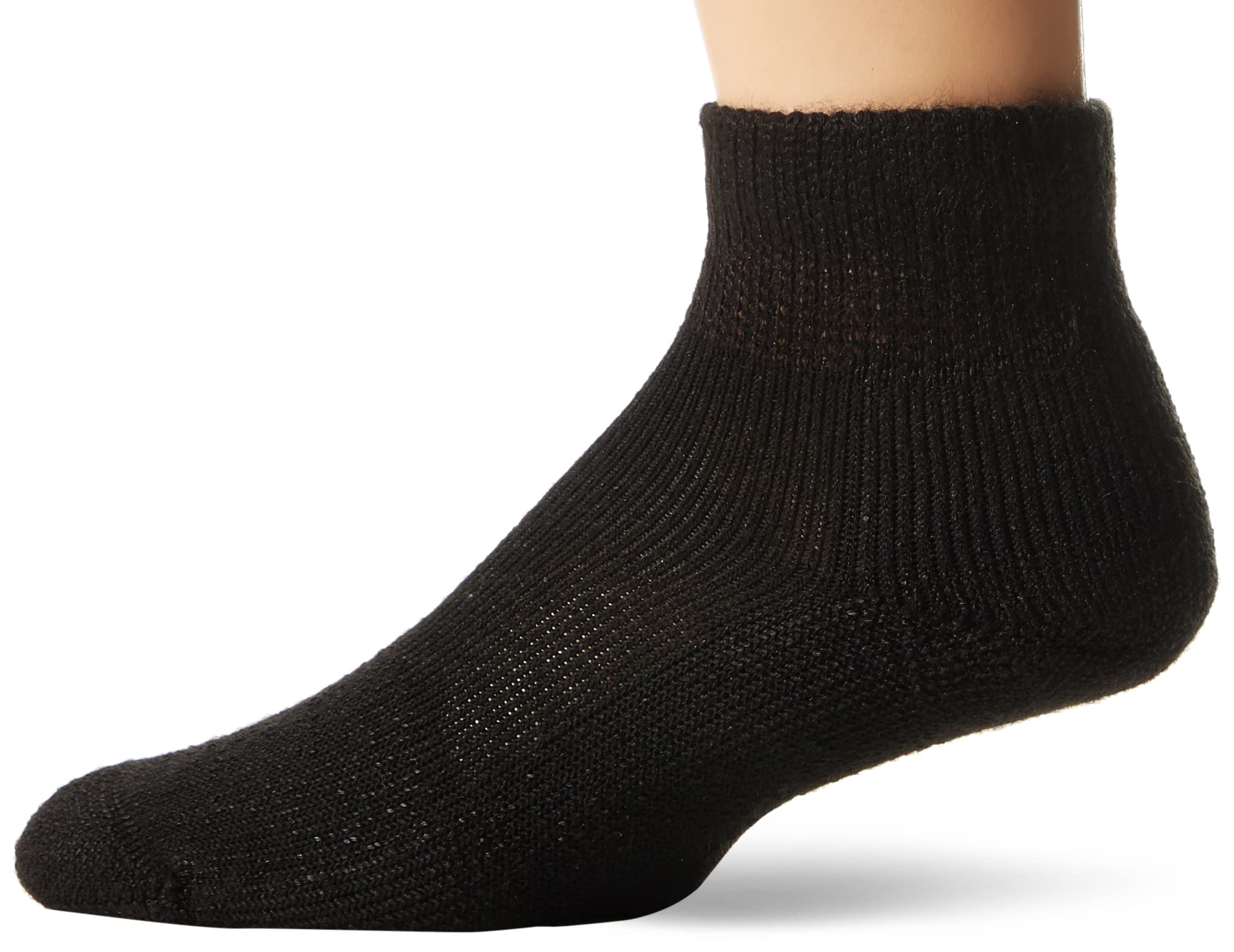 Thorlos Men's TMX Max Cushion Ankle Tennis Socks, Black (1 Pair), Medium