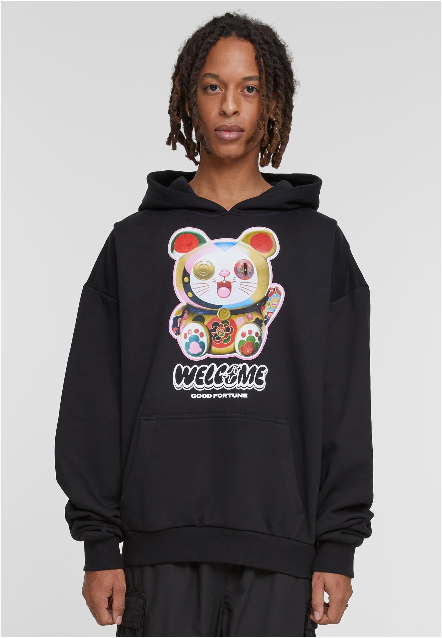 Mister tee Mt2625-welcome Cat Ulrta Heavy Oversize Hoodie Sudadera Hombre