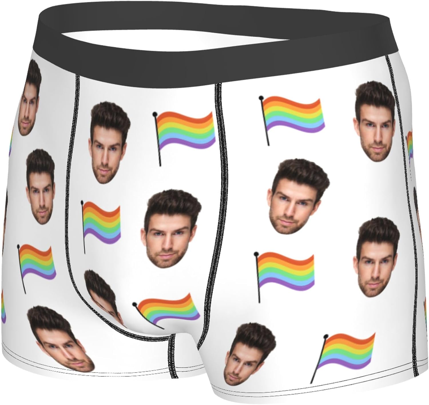 Custom Boxers for Boyfriend Husband Father Design Face Boxer for Gifts Valentine's Day Birthday Father's Day for Him - Image 4