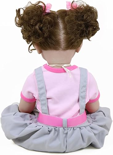 Miniatura 9 de Muñeca de bebé recién nacida realista de 22 pulgadas con koala, muñeca de sonrisas, adorables bebés realistas, vinilo suave completo, incluye