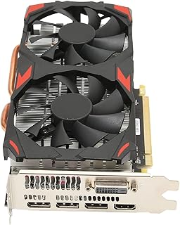 RX 580 Gaming Graphics Card 8GB GDDR5 7000 MHz 256bit 8K PCI Express 3.0 Dual Fan Video GPU Graphics Card para Gaming PC, DisplayPort, HDMI, DVI
